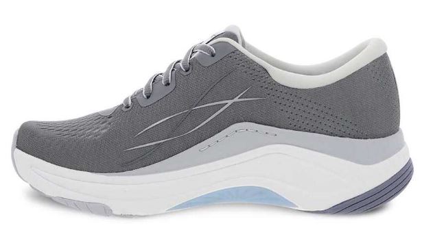 Dansko Pace Grey Mesh Womens Comfort Athletic Shoes 4205-949400