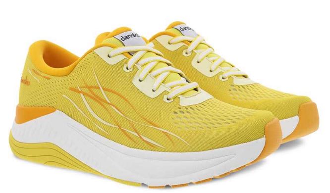 Dansko Pace Yellow Mesh Womens Comfort Sneaker 4205-171700