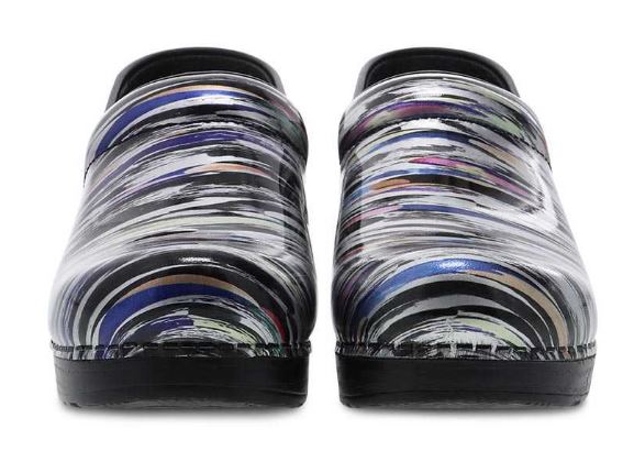 Dansko Professional Striped Patent Womens Comfort Clogs 406-260202