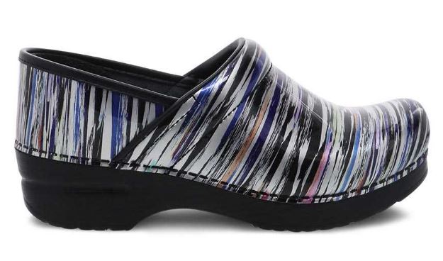 Dansko Professional Striped Patent Womens Comfort Clogs 406-260202