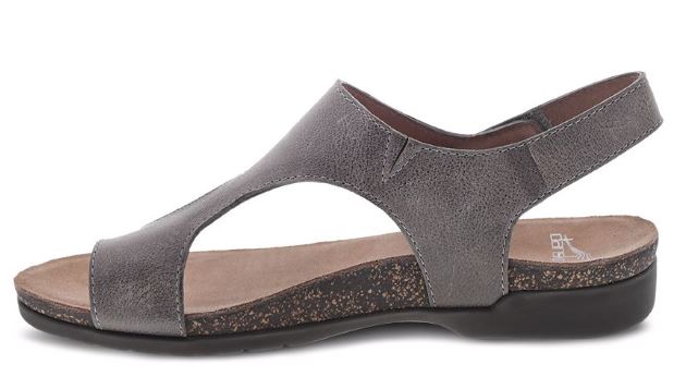 Dansko Reece Stone Waxy Burnished Womens Sandals 6024-795300