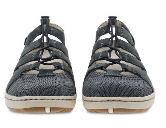 Dansko Slate Suede Riona Adjustable Back Womens Comfort Shoes 4427-870300
