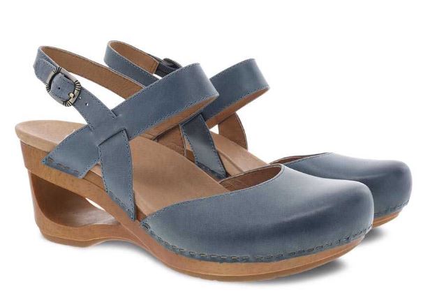 Dansko Taci Danim Waxy Calf Womens Comfort Wedge Sandals 3413-721500