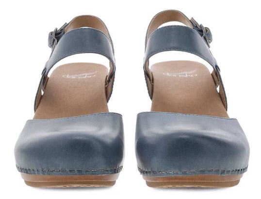 Dansko Taci Danim Waxy Calf Womens Comfort Wedge Sandals 3413-721500