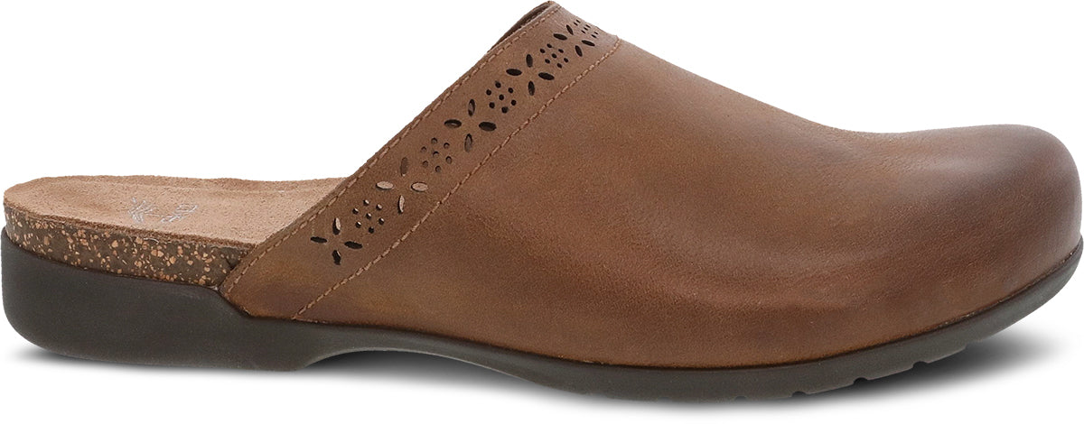 Dansko Tan Burnished Nubuck Mule 6028-155300