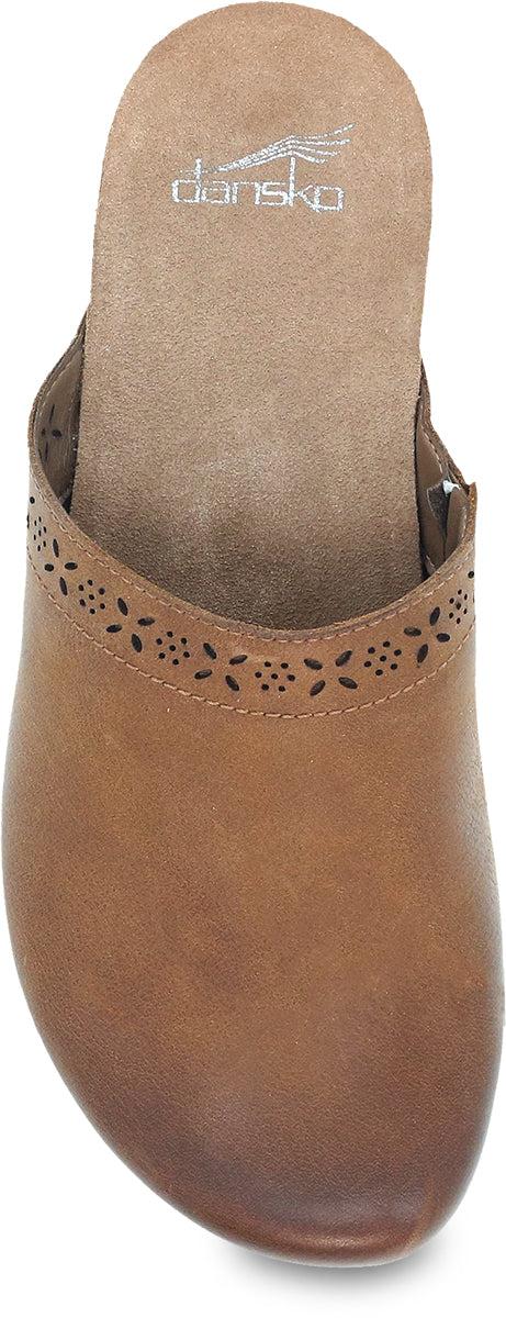 Dansko Tan Burnished Nubuck Mule 6028-155300