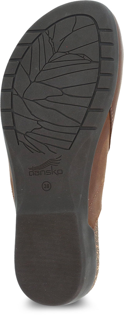 Dansko Tan Burnished Nubuck Mule 6028-155300