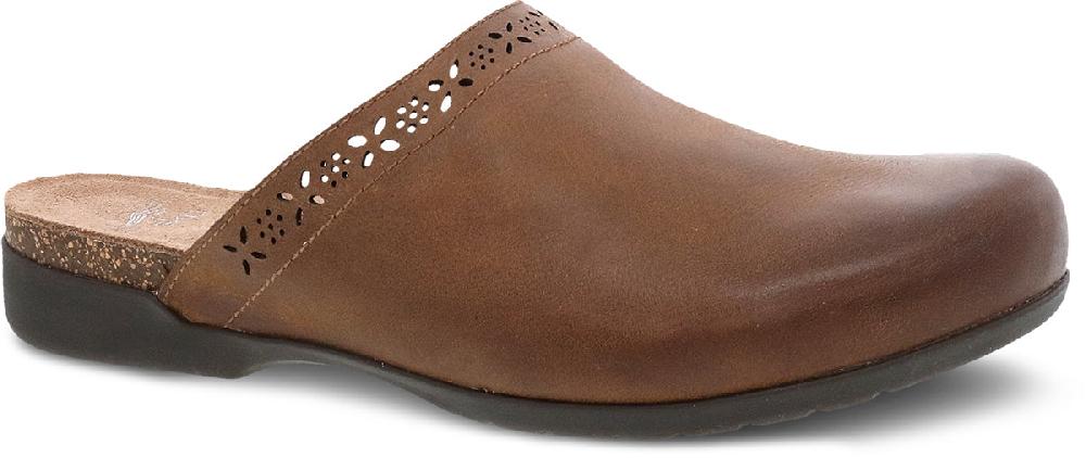 Dansko Tan Burnished Nubuck Mule 6028-155300