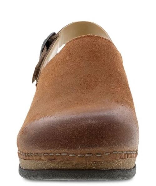 Dansko Tan Burnished Suede Merrin Women's Mules 9605-375300
