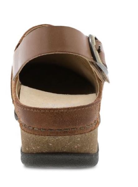 Dansko Tan Burnished Suede Merrin Women's Mules 9605-375300