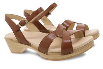 Dansko Tan Karmen Burnished Calf Ladies Sandals KARMEN-TAN