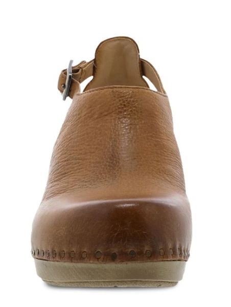Dansko Tan Milled Burnished Sassy Women's Shoes 1831-371500