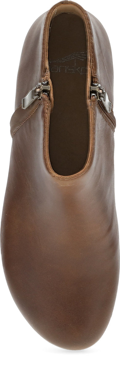 Dansko Tan Oiled Pull Up Women's Booties 2217-641400