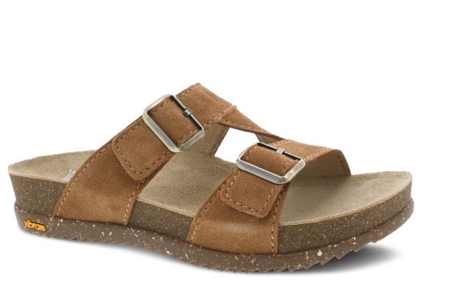 Dansko Tan Suede Dayna Womens Casual Sandal 2106-370300