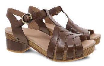 Dansko Taupe Mara Burnished Calf Ladies Sandals MARA-TAUPE