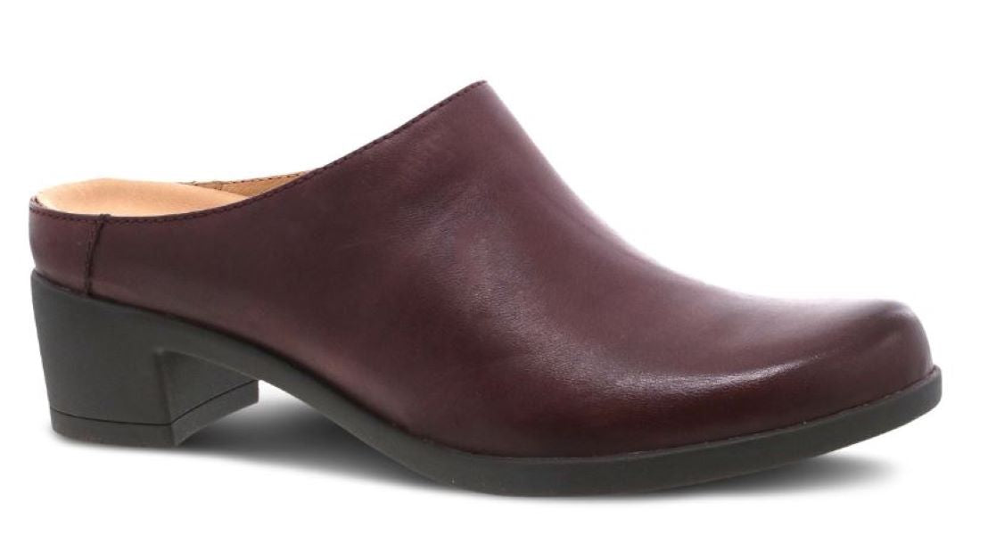 Dansko Wine Burnished Nubuck Carrie Women's Mules 3218-882300