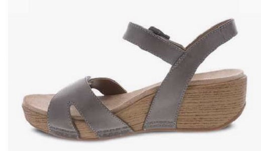 Dansko Women's Laurie Stone Burnished Calf Sandal 1823-790600