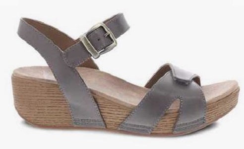 Dansko Women's Laurie Stone Burnished Calf Sandal 1823-790600