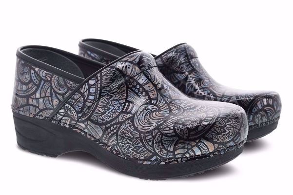 Dansko XP 2.0 Fossilized Patent Womens Comfort Slip Resistant Slip On Shoes 3950-950202