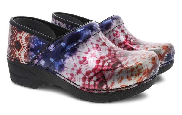 Dansko XP 2.0 Metallic Tie Dye Patent Womens Comfort Shoes 3950-270202