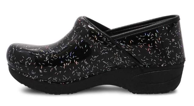 Dansko XP 2.0 Rainbow Flecks Patent Womens Clogs 3950-580202