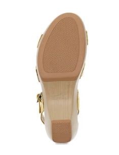 Dansko Yellow Karmen Burnished Calf Ladies Sandals KARMEN-YELLOW