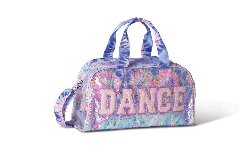 Danznmotion Groovy Sparkle Tie Dye Duffle B25510