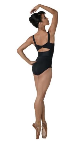 Danznmotion Riley Cami Side Leotard With Mesh 22115A