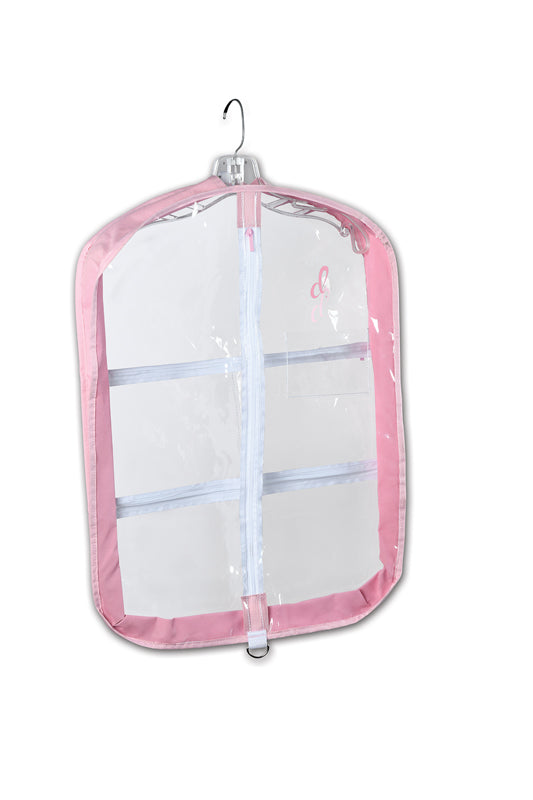 Danznmotion Short Garment Bag Pink B23526-PNK