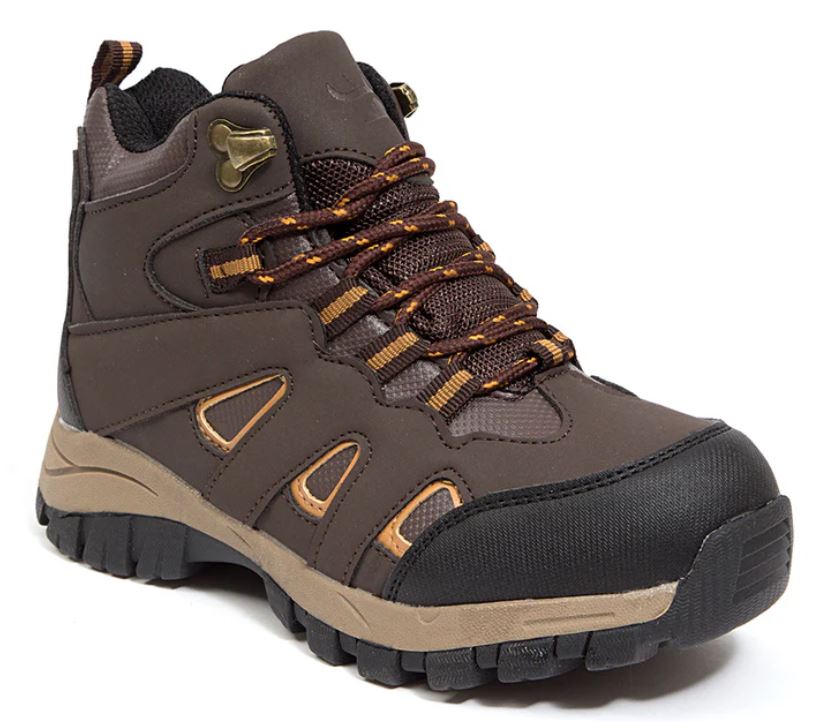 Deer Stages Brown Drew Children's Hiking Boots DREW-BRN