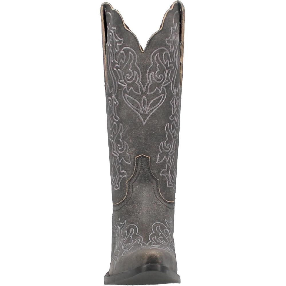 Dingo Black Flirty N' Fun 13 Inch Women's Almond Toe Western Boots DI171-BLACK