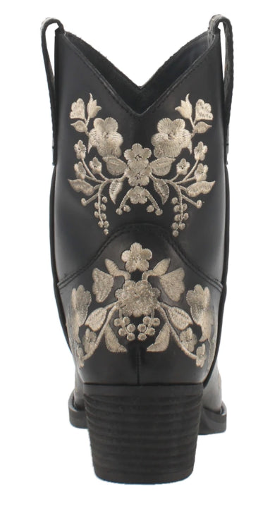 Dingo Black Ladies Take A Bow Embroidered Boot DI354-BLK