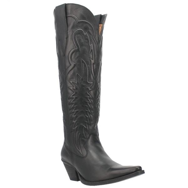 Dingo Black Raisin Kane 17 inch Women's Snip Toe Boots DI167-BLACK