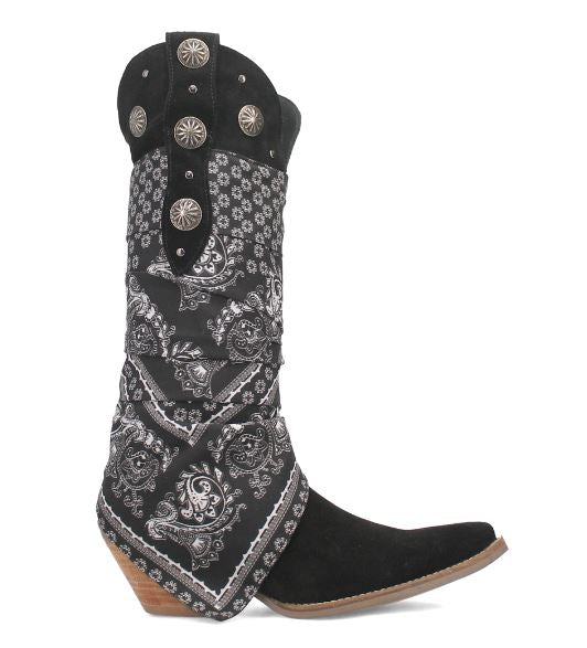 Dingo Black Rhapsody Womens 15 Inch Western Boots DI194