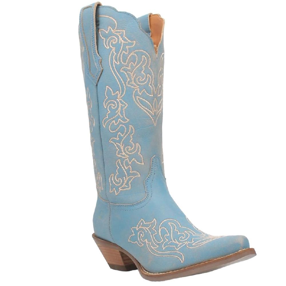 Dingo Blue Flirty N Fun Women's Snip Toe Boots DI171-BLUE