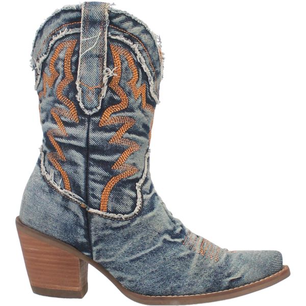 Dingo Blue Y'all Need Dolly Women's 9 Inch Western Boots DI950-BLUE