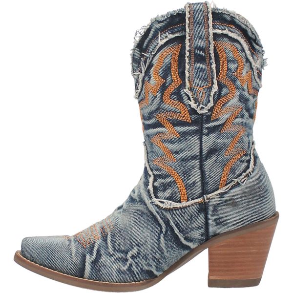 Dingo Blue Y'all Need Dolly Women's 9 Inch Western Boots DI950-BLUE