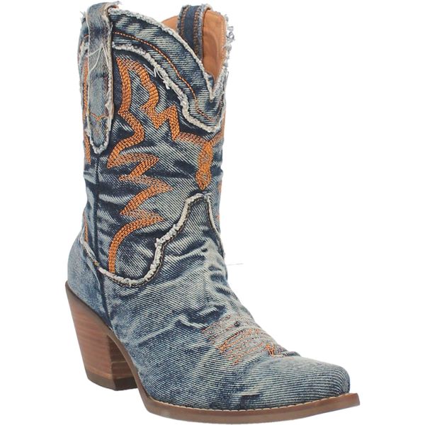 Dingo Blue Y'all Need Dolly Women's 9 inch Western Boots DI950-BLUE