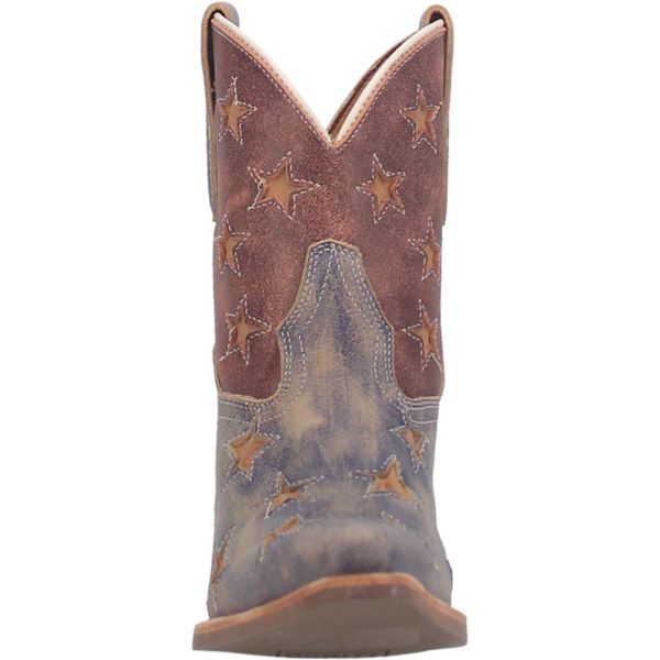 Dingo Brown And Blue Liberty Womens Western Boots DI769