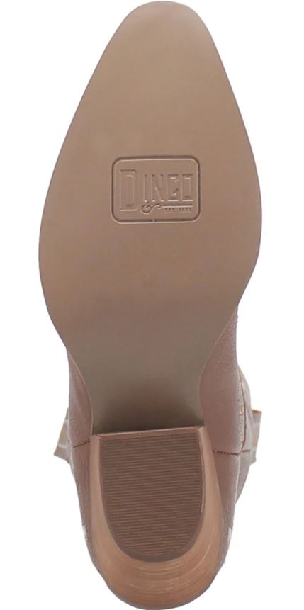 Dingo Brown Full Bloom Women's Almond Toe Western Boots DI939
