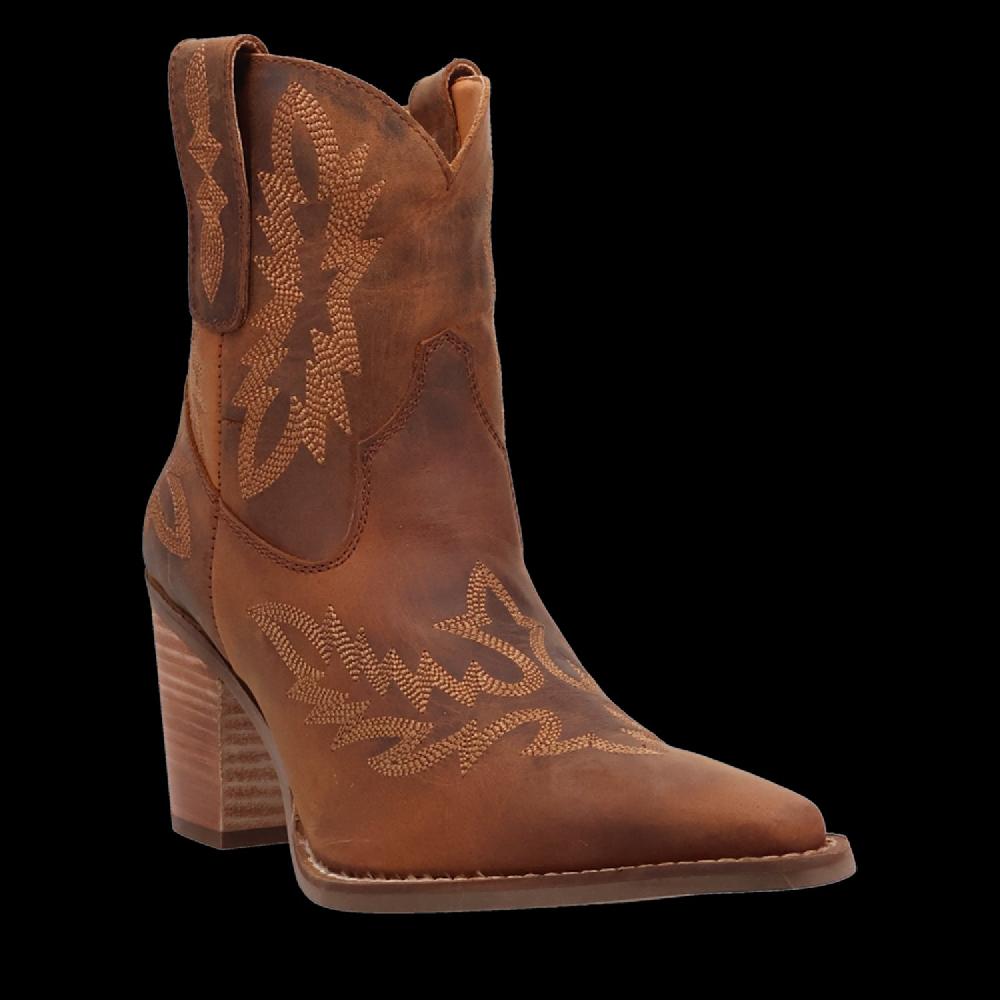 Dingo Brown Rocky Top Women's Leather Booties DI2272-BRN