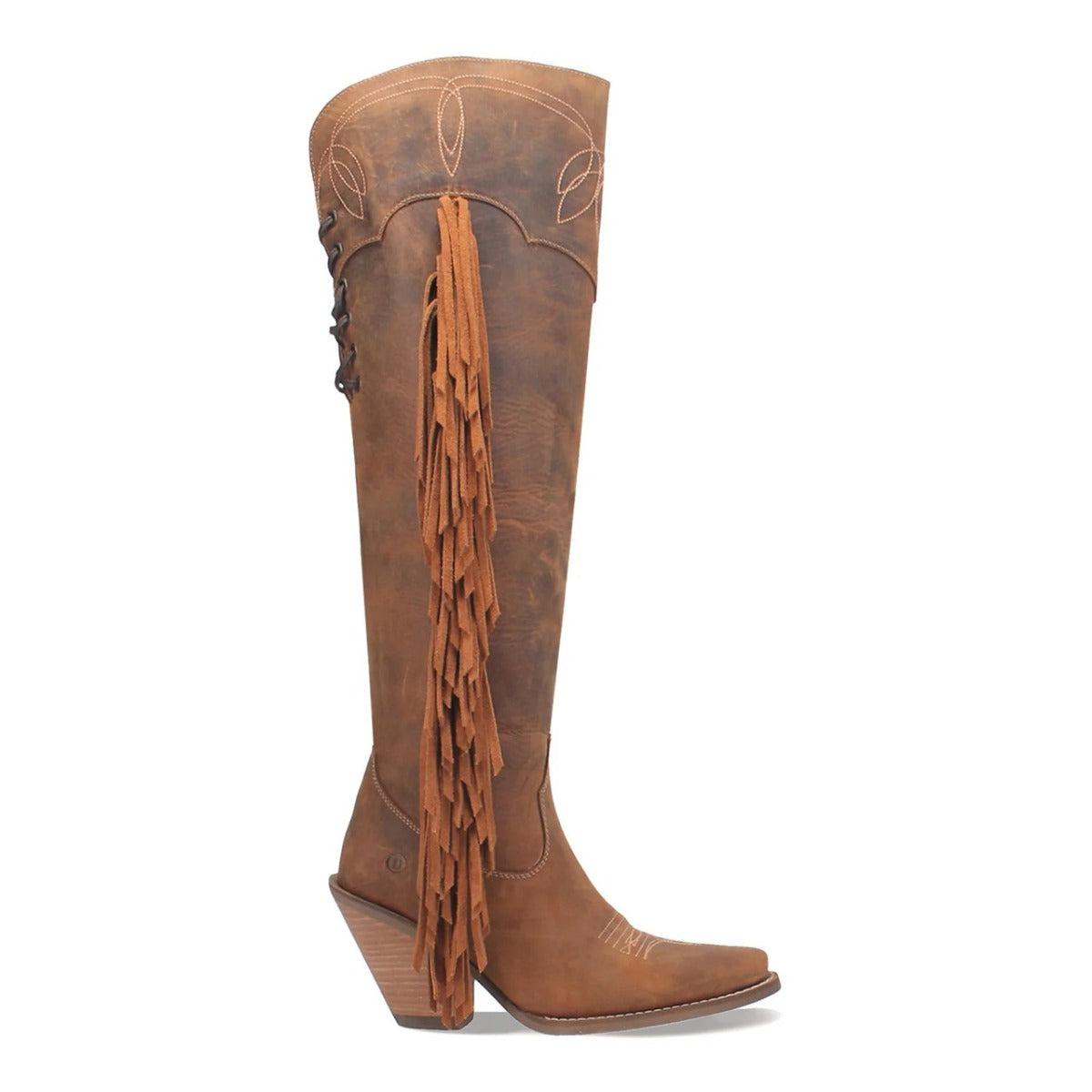 Dingo Brown Sky High Womens Tall Western Boots DI604