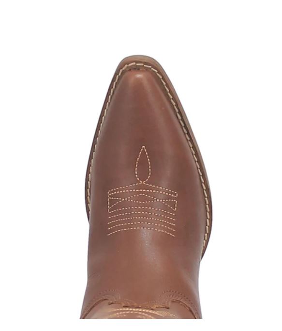 Dingo Brown Smooth Out West Women's Leather Boots DI920-BROWN