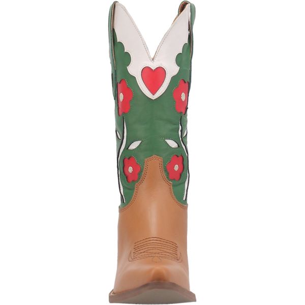 Dingo Camel Comin Up Roses Womens Western Boots DI918-CAMEL