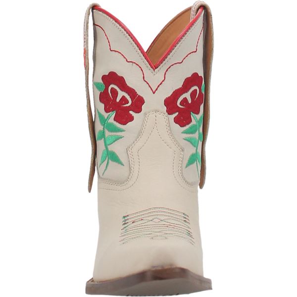 Dingo Cream Play Pretty Womens Floral Western Boots DI766-CREAM
