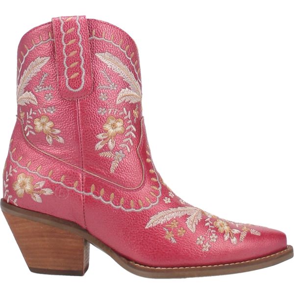 Dingo Fuchsia Metallic Primrose Womens Western Boots DI748-FUSCHIA