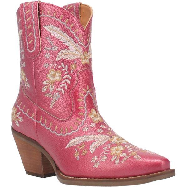 Dingo Fuchsia Metallic Primrose Womens Western Boots DI748-FUSCHIA
