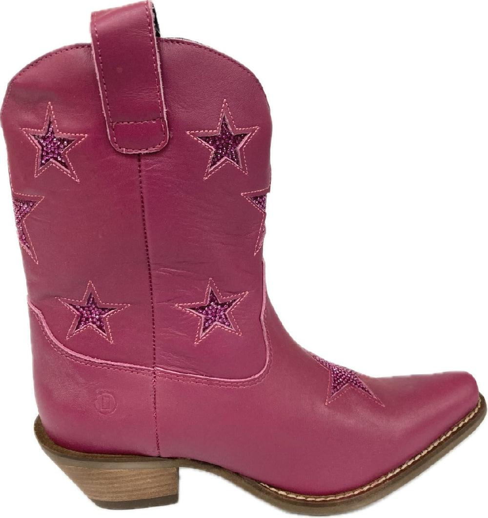 Dingo Fuchsia Star Struck 7 inch Women's Western Boots DI582-FUCHSIA