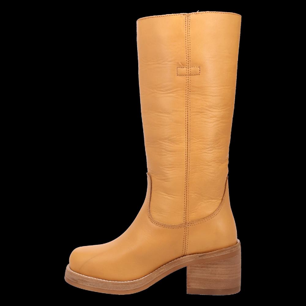 Dingo Plantain Vagabond Women's 12 Inch Round Toe Leather Boots DI2287-PLANTAIN