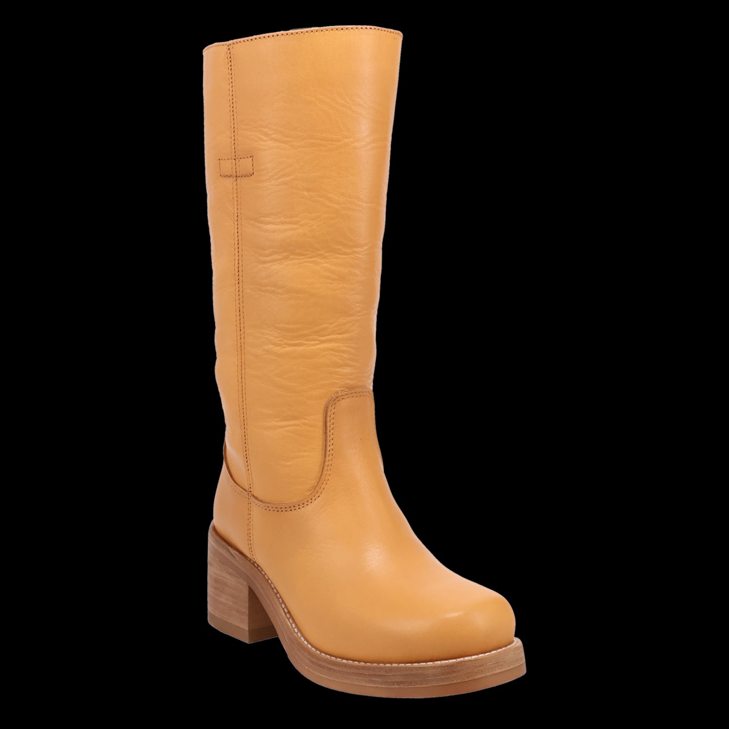 Dingo Plantain Vagabond Women's 12 inch Round Toe Leather Boots DI2287-PLANTAIN